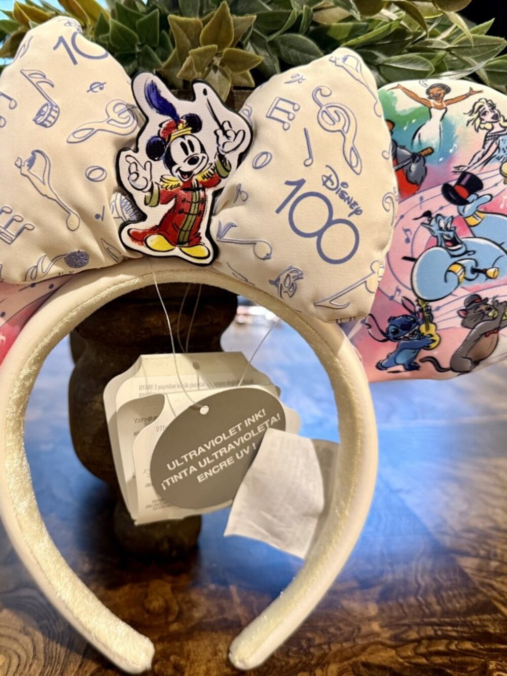 Disney Parks Special Moments Music Band 100 Years Leader Mickey Ears